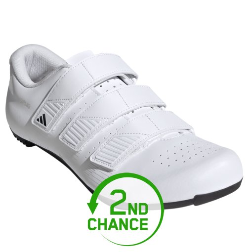 Image of adidas Girano Road Cycling Shoes Men - cloud white/core black/crayon white JQ5901 - 2nd Choice