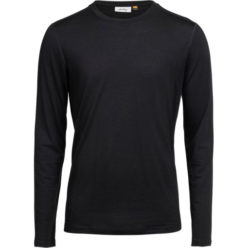 Productfoto van Lundhags Gimmer Merino Light Heren-overhemd met lange mouwen - Black 10000