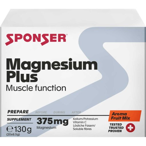 Foto de SPONSER Suplemento - Magnesium Plus Drink - 20x6,5g