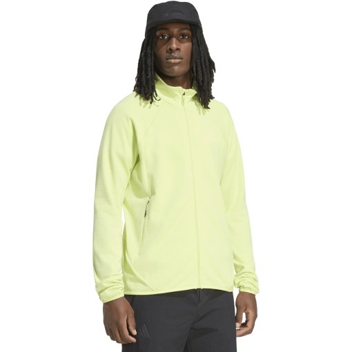 Foto de adidas TERREX Xperior CLIMAWARM+ Ventknit Chaqueta polar para mujer - semi frozen lemon KH4615