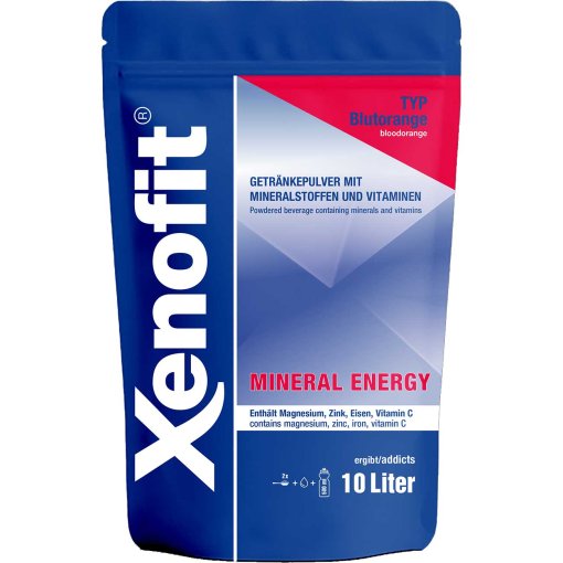 Zdjęcie: Xenofit Mineral Energy Blood Orange – napój w proszku zawierający węglowodany - 732g Torebka stojąca