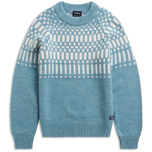 Immagine prodotto da Bergans Pullover Donna - Nordmarka Merino Jumper - light agave green/vanilla white