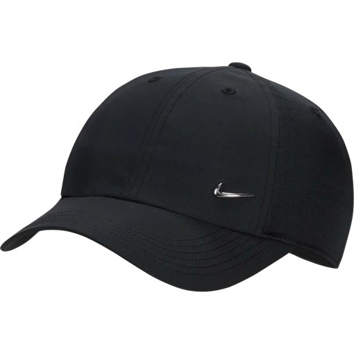 Produktbild von Nike Dri-FIT Club Metall-Swoosh-Cap für Kinder - schwarz FB5064-010