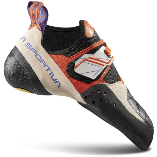 Photo produit de La Sportiva Chaussons Escalade Femme - Solution - White/Lily Orange
