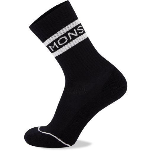Foto de Mons Royale Calcetines - Signature Crew - negro / blanco
