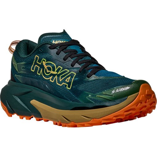 Produktbild von Hoka Mafate 5 Laufschuhe Herren - tidal wave / mustard seed