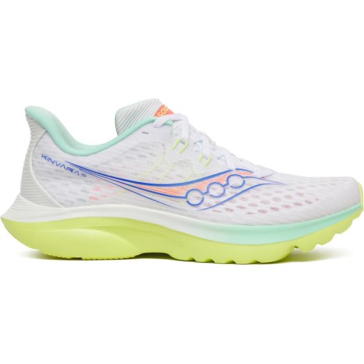 Productfoto van Saucony Kinvara 16 Hardloopschoenen voor dames - white/tart