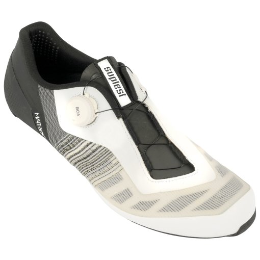 Photo produit de Suplest Chaussures Vélo Route - Road Pro 30.8 - blanc/noir 01.078.