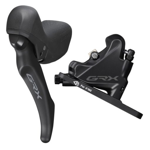 Foto de Shimano Freno Disco Hidráulico GRX BL-RX600-L + BR-RX400-F - Flat Mount - Set Delantero