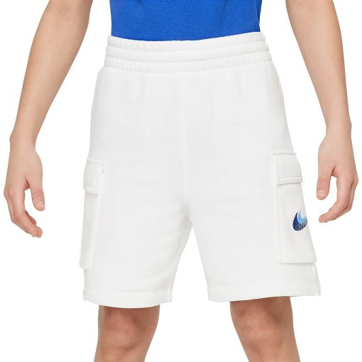 Foto de Nike Pantalones cortos Niños - Sportswear Standard Issue Fleece - blanco HF5524-100