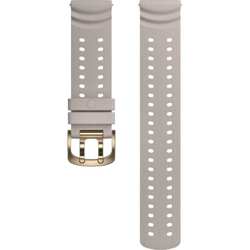 Produktbild von Polar 22mm Silikon Armband S-L - greige gold