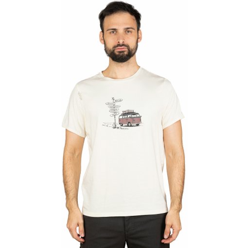 Photo produit de Chillaz T-Shirt Homme - Innsbruck Bus - creme