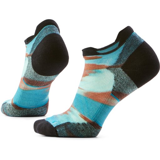 Produktbild von SmartWool Targeted Cushion Brushed Print Low Ankle Laufsocken Damen - P43 nightfall blue