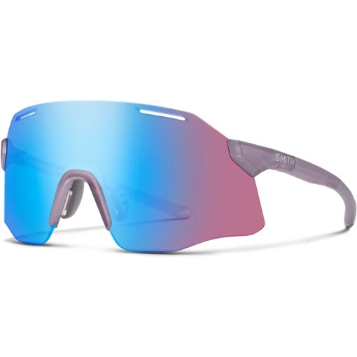 Billede af Smith Vert PivLock ChromaPop Briller - Matte Meteorite Crystal / Low Light Rose Blue Mirror + Clear