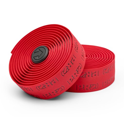 Photo produit de PRO Peaked Ruban de Guidon - Performance | EVA (gaufrage 3D) - rouge/noir