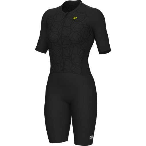 Picture of Alé TRIATHLON Focus Short Sleeve Tri Skinsuit Women - black