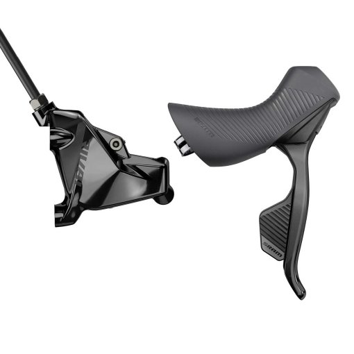 Foto de SRAM Rival eTap AXS HRD Maneta de Freno/Cambio + Freno de Disco Hidráulico - Flat Mount - Moto - Derecha | Frontal | 2x12 Velocidades - black