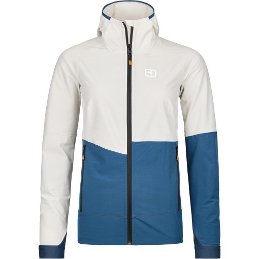 Picture of Ortovox Punta Berrino Hooded Jacket Women - white chalk