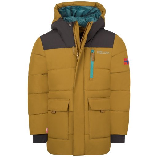 Bild von Trollkids Torsvag Parka Kinder - Bronze/Black/Stormy Blue