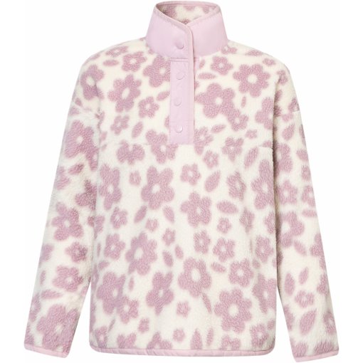 Picture of Regatta Eva Fleece Pullover Kids - Light Vanilla Floral/Powder Lilac 0PQ