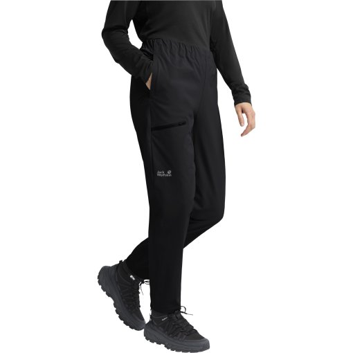 Foto de Jack Wolfskin Pantalon Senderismo Mujer - Prelight Trail - negro