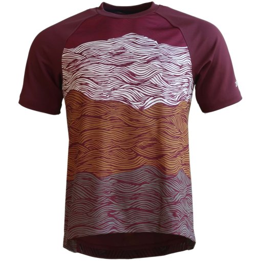 Produktbild von Zimtstern Braapz Kurzarm MTB-Trikot Herren - Windsor Wine
