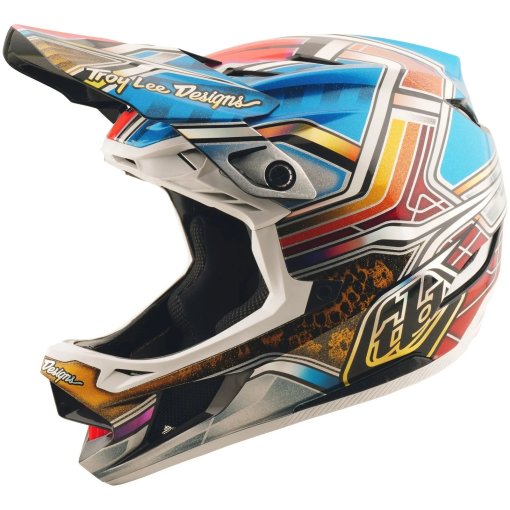 Foto de Troy Lee Designs Casco - D4 Carbon MIPS - Lowrider Blue