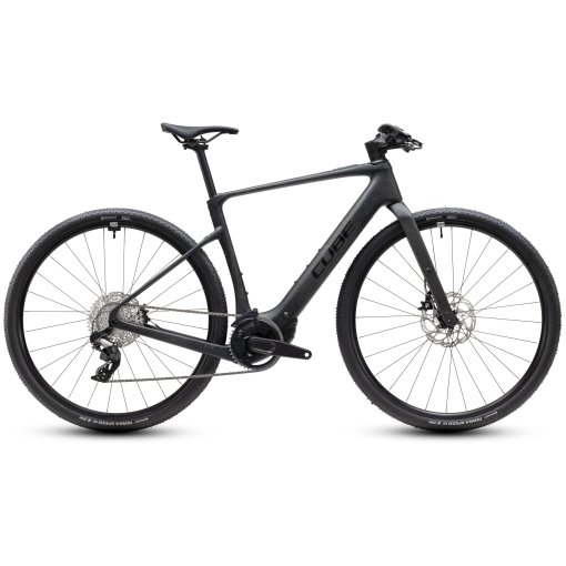 Slika izdelka CUBE NULANE HYBRID C:62 SLX 400X - E-bike Carbon Fitness – 2027 - mineralblack / orange
