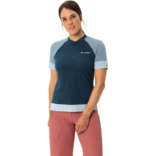 Immagine prodotto da Vaude Maglia Donna - Altissimo Q-Zip - dark sea/nordic blue
