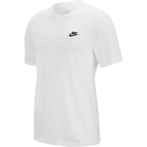 Productfoto van Nike Sportswear Club T-Shirt Heren - wit/zwart AR4997-101
