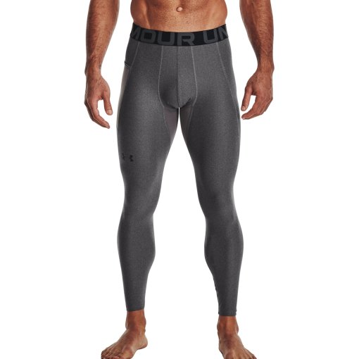 Immagine prodotto da Under Armour Leggings Uomo - HeatGear® Armour - Carbon Heather / Nero