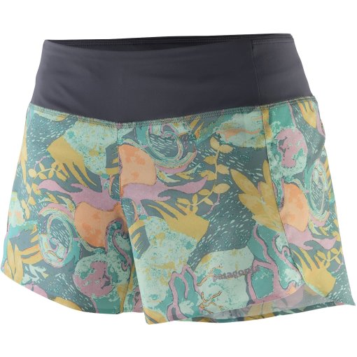 Photo produit de Patagonia Short Femme - Strider Pro 3 1/2&quot; - Moon Tripper: Blue Sage