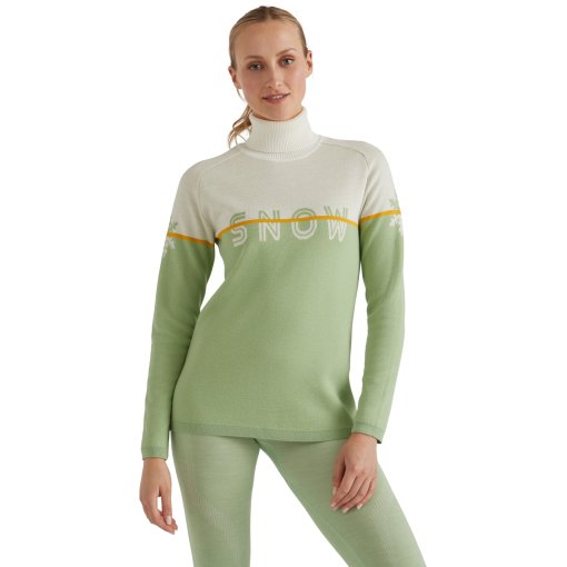 Foto de Falke Jersey Cuello Alto Mujer - SK - quiet green 7378