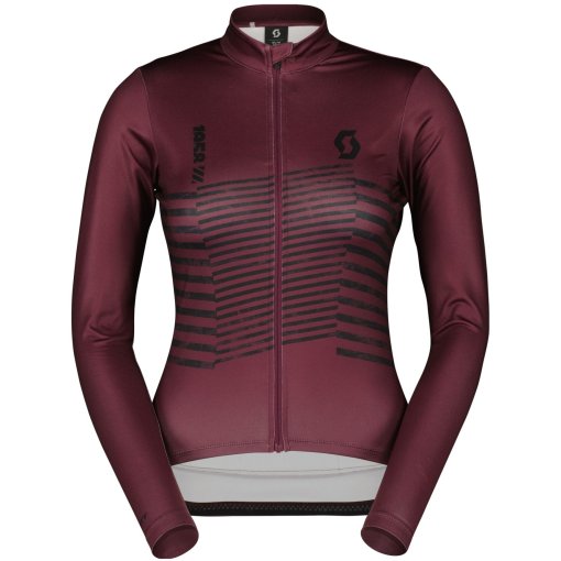 Foto de SCOTT Maillot de Manga Larga Mujer - RC Team Warm Graphics - wild red