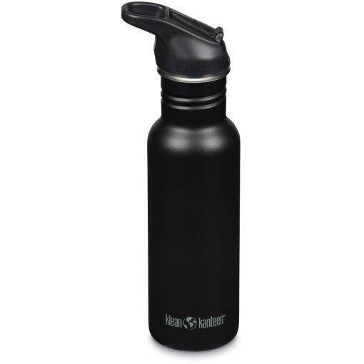 Foto de Klean Kanteen Botella - Classic Flip Sport Cap - 532ml - negro