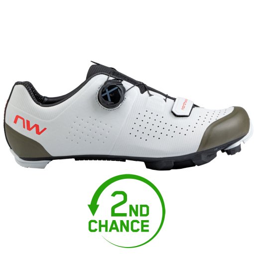 Picture of Northwave Razer MTB Shoes Men - light grey/green forest 113 - 2nd Choice