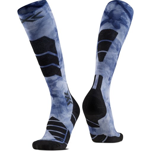 Produktbild von X-Socks Ski Expert Wild OTC Socken - tiedye x black/marine