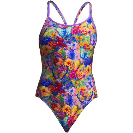 Photo produit de Funkita Diamond Back Eco Maillot de bain une pièce pour femmes - Austin Flowers