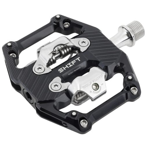 Picture of Wolf Tooth SHIFT Gravity Clipless Pedals - black