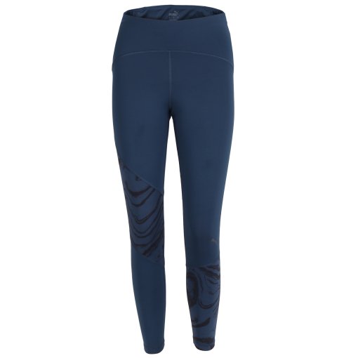 Produktbild von Puma Graphic High Waist 7/8 Laufleggings Damen - Marine Blue