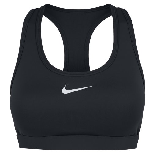 Immagine prodotto da Nike Reggiseno a sostegno medio - Swoosh - nero/bianco DX6821-010