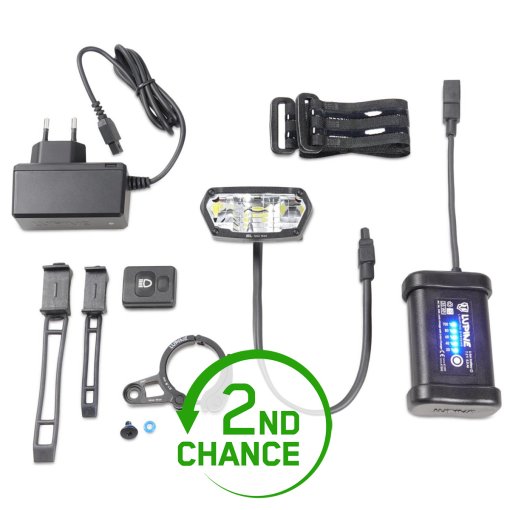 Photo produit de Lupine Lumière Avant - SL MiniMax AF - 5.0 Ah SmartCore - noir - Second Choix