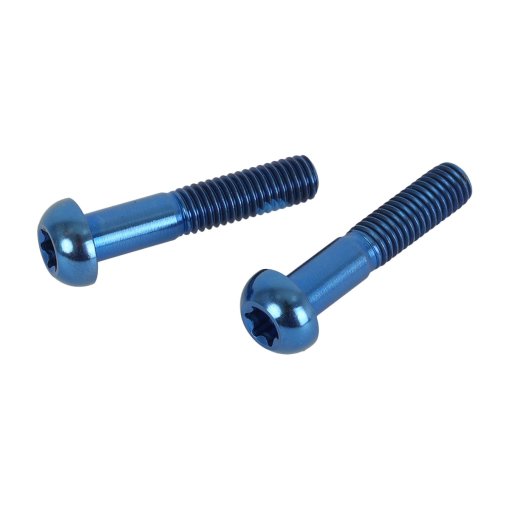 Photo produit de OAK Components Kit de vis pour Matchmaker - Titane | M5x25 | 2 pièces - bleu