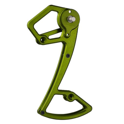 Immagine prodotto da Garbaruk Gabbia Deragliatore - per Shimano MTB | 1x12 velocità - verde