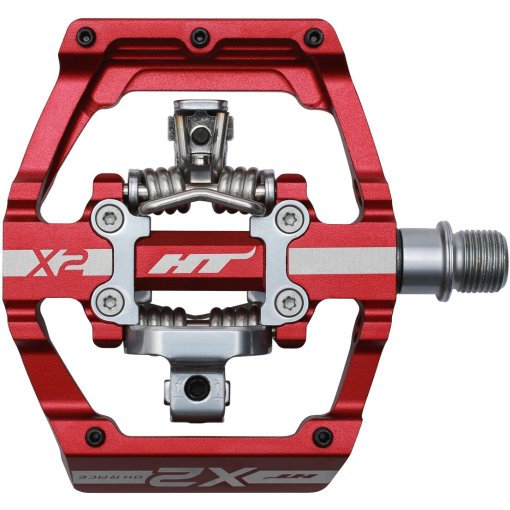 Immagine prodotto da HT Pedali a scatto Alluminio - X2 - rosso