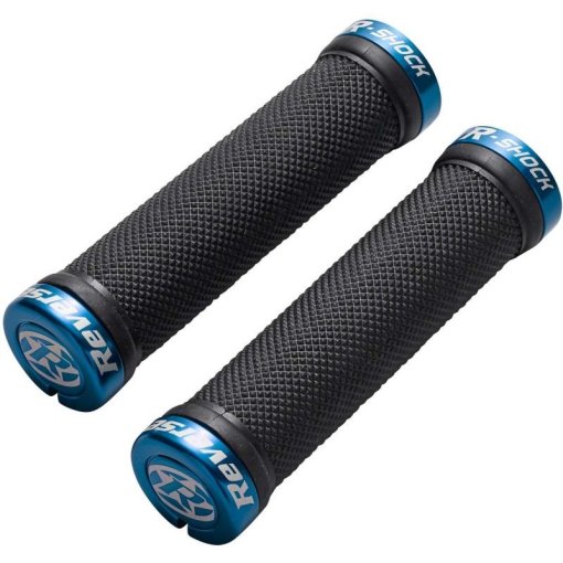 Photo produit de Reverse Components R-Shock Grips - 29mm - black / blue