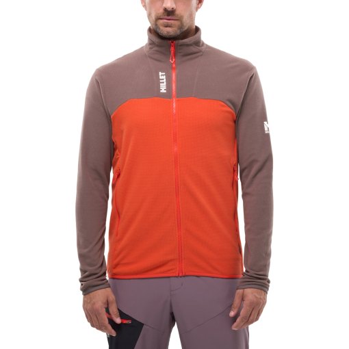 Photo produit de Millet Ubic Lightgrid Veste polaire pour hommes - Pepper/Paprika