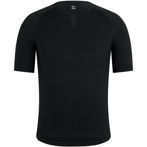 Produktbild von Rapha Merino Kurzarm-Unterhemd Herren - schwarz/schwarz
