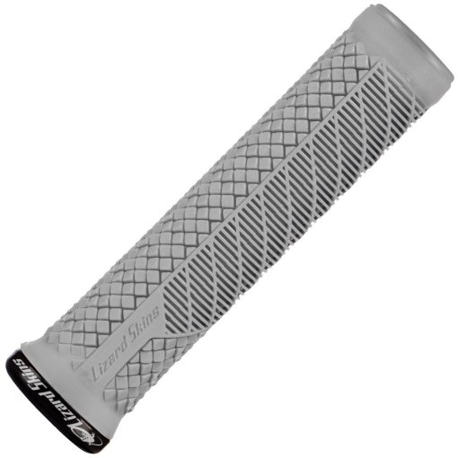 Lizard Skins Charger Evo Bike Grips, Grey - High-Quality Locking System, Unisex Adult
