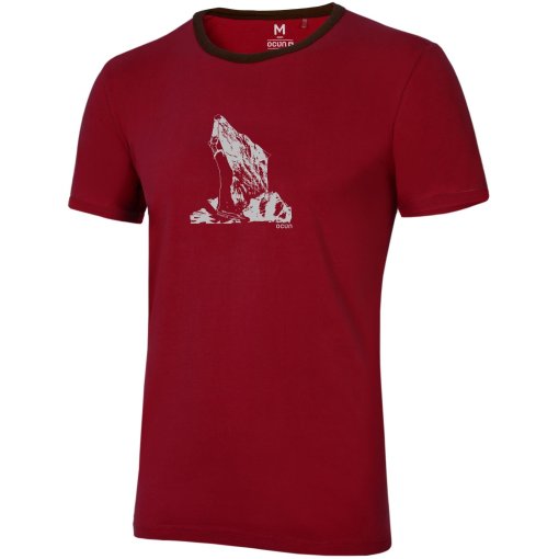 Productfoto van Ocún Classic T Organic T-Shirt Heren - wine syrah